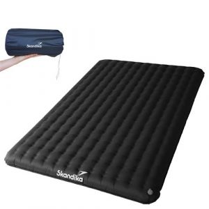 Skandika Matelas de camping Elite Air Double – gonflable ultraléger – 200x135cm - 2 pers