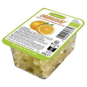 Rapunzel Cubes d'écorces d'oranges confites 100g