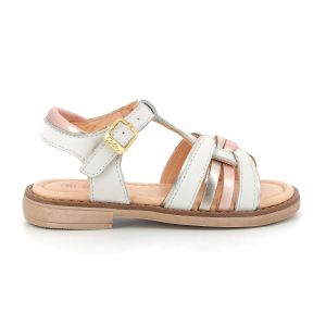 Aster Sandales Cuir Tawina Blanc