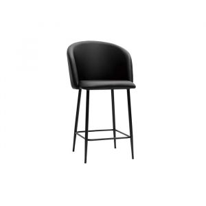 Miliboo Tabouret de bar design noirs H68 cm VANITY