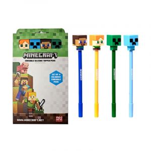 Puckator Stylo effaçables de couleur Minecraft (x4)