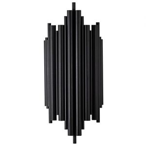 Cotecosy Applique murale Lillari L18xH40cm M&eacute;tal Noir - Noir