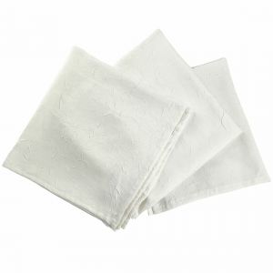 Serviette de table 45x45 naturel en polyester
