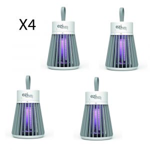 Lot de 4 lampes anti-moustique nomade EZIlight Mosquito stop MS20