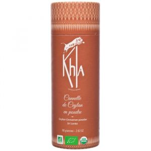 Khla - Cannelle de Ceylan - Biologique - en poudre - 80g