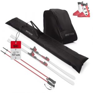 Meteor Sac &agrave; chaussures de ski et Housse &agrave; skis Croma - Ensemble housse de ski - tissu imperm&eacute;able - Noir