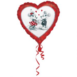 Amscan Ballon en aluminium Mickey et Minnie in Love 45 cm