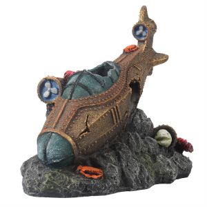 Europet Bernina Décoration d’aquarium sous-marin submergé Aqua Della Steampunk