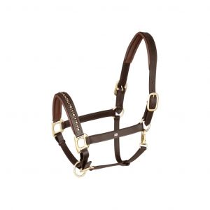 Waldhausen Licol pour cheval en cuir Crystal