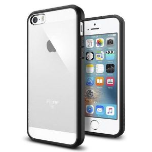 Image de Spigen Coque Ultra Hybrid (noir) - iPhone SE