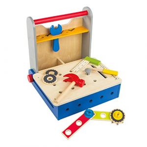 CB Toys Play&Learn Boîte à outils pliante en bois