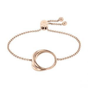Bracelet Femme Calvin Klein Warped Rings - 35000005 Acier Doré rose