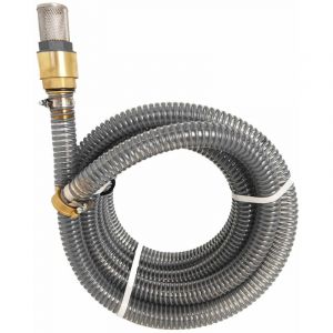 Tuyau D'aspiration Pompe 1' Garden Jet Long. 10m Diamètre 25mm - Embout Laiton