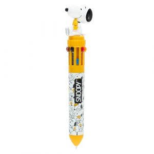 Grupo erik Stylo 10 couleurs en 1 Snoopy | Stylo Bille Rétractable Original | Fournitures Scolaires, Cadeau Enfant, Rentrée Scolaire