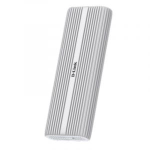 D-link Bo&icirc;tier SSD externe DSP-411 M.2 Aluminium USB4 Type-C Gris