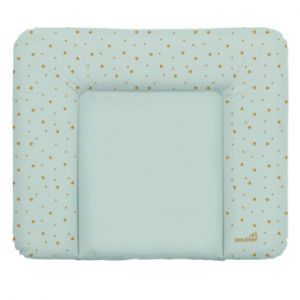 Geuther Matelas à langer vert d'eau étoile (85 x 75 cm)