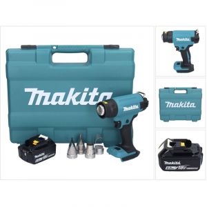 Makita DHG181G1K Décapeur thermique sans fil 150 - 550°C 18V + 1x Batterie 6,0Ah + Coffret - sans chargeur