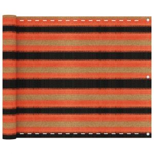 Écran de balcon brise pare vue protection confidentialité 75 x 500 cm PEHD multicolore 02_0010251