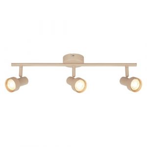 BRILONER - Plafonnier orientable, douille GU10, max. 9 W, spot de plafond, luminaire plafonnier, lustre salon, lumi&egrave;re plafond, lustre chambre, salle &agrave; manger, 47,5 cm, beige