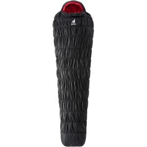 Image de Deuter Exosphere 0° Sleeping Bag Long, black/fire Left Zipper Sacs de couchage momie