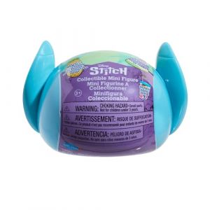 Just Play Capsules Surprises avec Mini-Figurines Stitch de Disney à Collectionner de 5 cm de Haut, série 3, Figurines Bleues, Extra-terrestre, Jouets pour Enfants de 3 Ans et Plus