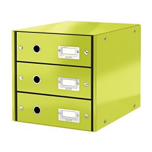 Image de Leitz Bloc de classement &agrave; tiroirs Click & Store Vert