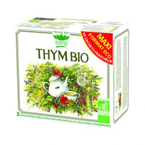 Image de Tisane au thym bio en boite de 85 g