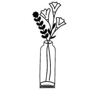 Objet décoratif "fleurs