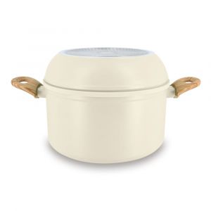 Menastyl Set 8 pieces super ball colorama en aluminium recycle creme