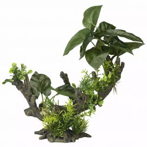 Ebi AQUA DELLA Décoration florale pour aquarium - 28 x 15 x 23,5cm - L