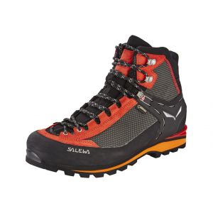 Image de Salewa Ms Crow Gtx, Chaussures de Randonnée Homme, Rouge, Multicolore (Black/papavero), 40.5 EU