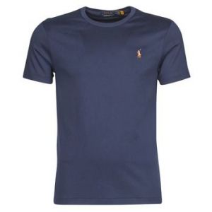 Ralph Lauren T-shirt Polo T-SHIRT AJUSTE COL ROND EN PIMA COTON - Couleur XXL,S,M,L,XL,XS - Taille Bleu
