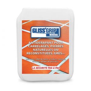 Traitement antidérapant pour toutes les surfaces minérales - int/ext - grip mineral 5l