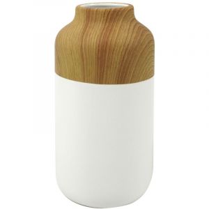 Signes Grimalt Petit vase en céramique blanc style bohème, décoration de maison, cadeau de salon
