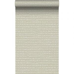 Origin Wallcoverings papier peint peau de crocodile blanc - 0,53 x 10,05 m - 347777