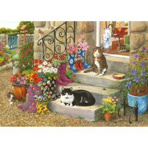 The house of puzzles Puss'n'Boots - Puzzle 500 pièces XXL