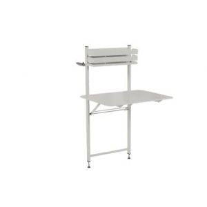 Fermob Table pliante Bistro / Rabattable - 77 x 64 cm gris en métal