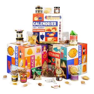 Calendrier de l'avent Cube des Terroirs de France - Le calendrier gourmand