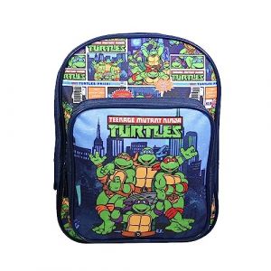 Sac à dos BAGTROTTER Tortues Ninja Bleu - 31 cm - Poche maternelle