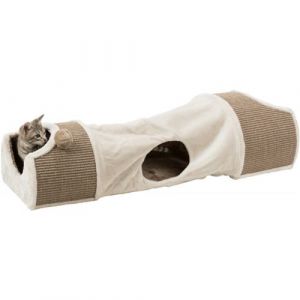 Tunnel à griffer pour chats, taille: 110 × 30 × 38 cm animallparadise AP 43004