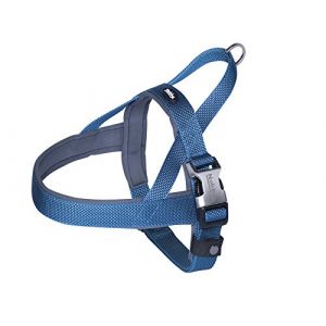 Nobby 80641?06 Harnais norvégien Classic preno Bleu Royal L?: 60?76 cm + 46 cm?; B?: 25/35 mm