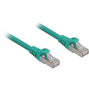 Sharkoon Cat.6a Sftp C&acirc;ble De R&eacute;seau Vert 0,5 M Cat6a S/ftp (s-stp)