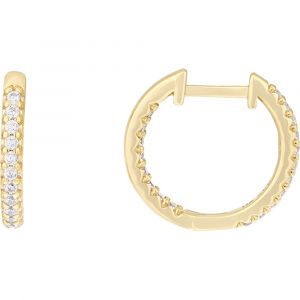 Cleor Cr&eacute;oles en Argent 925/1000 Jaune et Oxyde