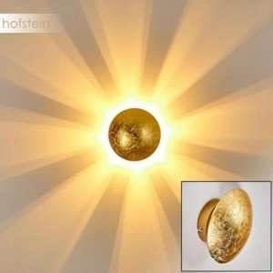 Hofstein Applique murale Mezia Or, 1 lumi&egrave;re - Moderne - Int&eacute;rieur - Mezia - D&eacute;lai de livraison moyen: 4 &agrave; 8 jours ouvr&eacute;s. Port gratuit France m&eacute;tropolitaine et Belgique d&egrave;s 100 &euro;.