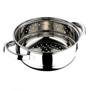 Renberg Insert vapeur - Cuit-vapeur - Cuit-vapeur de légumes - Cuit-vapeur d'étuvage - acier inoxydable - Ø24 cm
