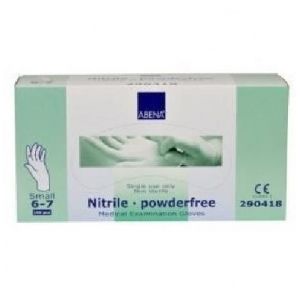 Abena 150 gants en nitrile non poudrés - Small 6/7