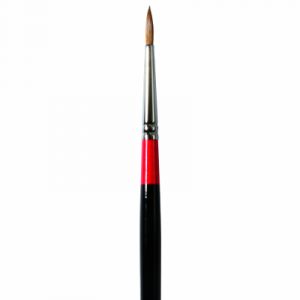 Daler Rowney Pinceau Georgian en poils de martre pointe ronde série 61 - Taille 8