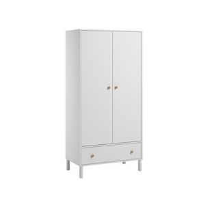 Calicosy Armoire 2 portes et 1 tiroir Tela - H185 cm