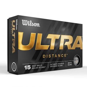 Wilson Distance Balles de Golf Unisex, Blanc, 15 Pack Balls