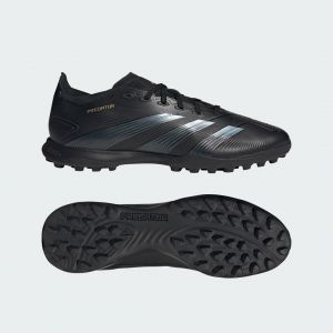 Adidas Mixte Predator League Football Boots Turf Chaussures Gazon, Core Black/Carbon/Gold Metallic, 40 EU